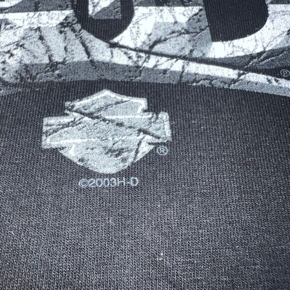 Vintage Harley Davidson Y2K 2000 Pelican Drive Zurich Switzerland graphic Tee M - Picture 3 of 5